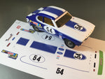 STICKERS POUR FORD CAPRI #54 LM JOUEF REF DCS007