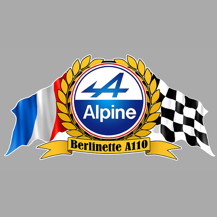 STICKER ALPINE A110 - AA048