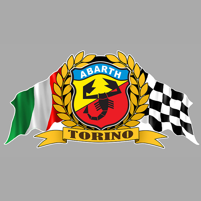 Sticker Abarth AA050 – Autocollant adhésif