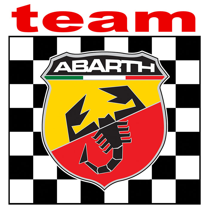 Sticker Abarth Team AB007 – Autocollant adhésif