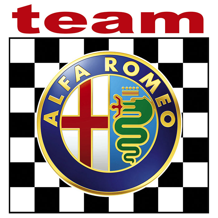 Sticker Alfa Romeo Team AB011 – Autocollant adhésif