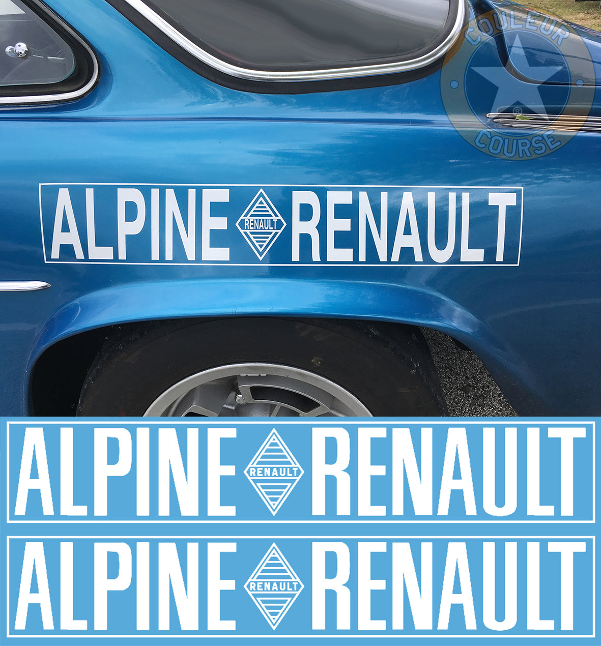 Auto Sticker Renault Alpine renault stickers - ref: ab013