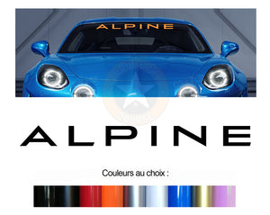 ALPINE A110 RENAULT 2018 STICKER - Ref: AC128 