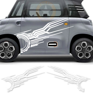 Stickers Graffiti Portières de Opel Rocks-e Stickers Graffiti Portières de Opel Rocks-e