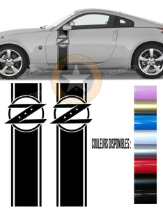 2 X BANDES BAS DE CAISSE - NISSAN 350 Z - Ref : BD103-1