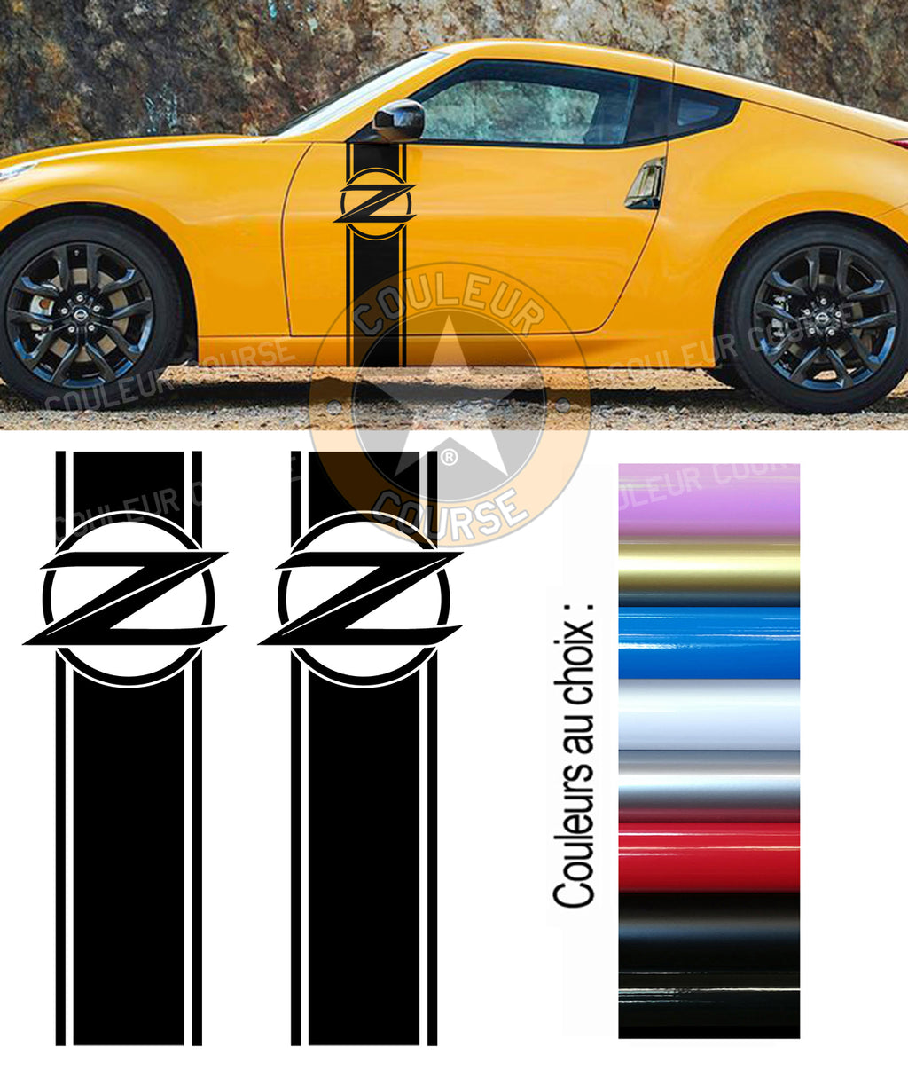 2 X BANDES BAS DE CAISSE - NISSAN 370 Z - Ref : BD103-3