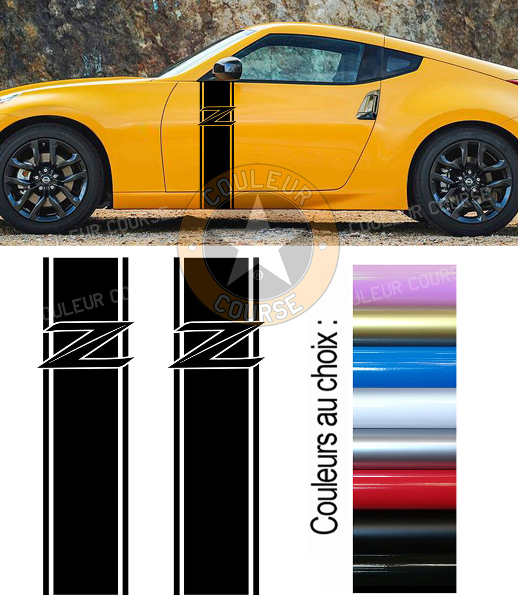 2 X BANDES BAS DE CAISSE - NISSAN 370 Z - Ref : BD103-4