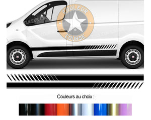 2 X BANDES BAS DE CAISSE - FIAT TALENTO - Ref : BD107N-11