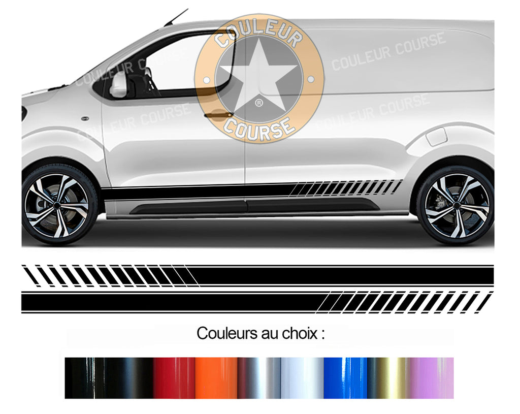 2 X ROCKER BODY STRIPS - CITROEN SPACETOURER - Ref: BD107N-2 