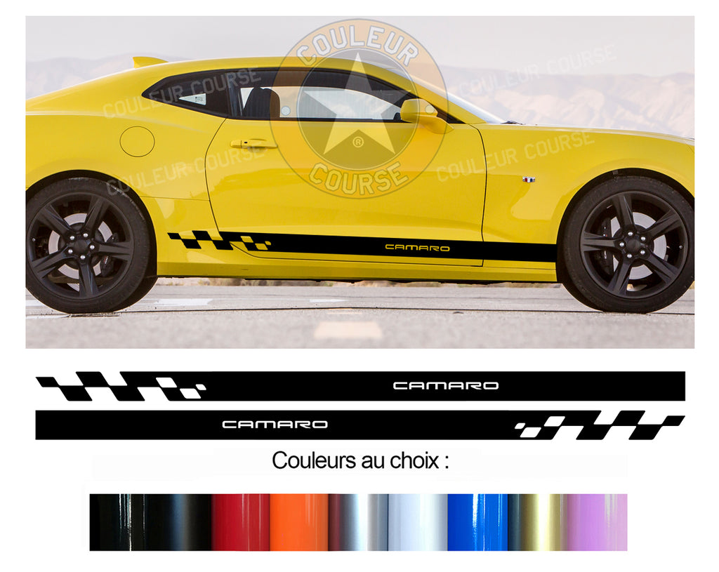 2 X ROCKER BODY STRIPS - CHEVROLET CAMARO - Ref: BD110-12 