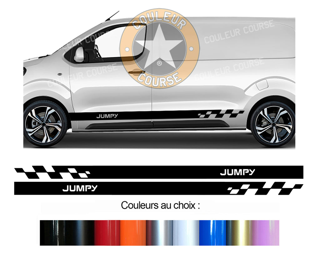 2 X ROCKER BODY STRIPS - CITROEN JUMPY - Ref: BD110-2 