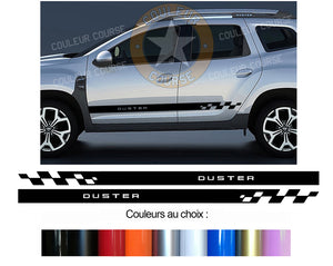 2 X BANDES BAS DE CAISSE - DACIA DUSTER - Ref : BD110-8