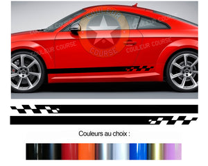 2 X ROCKER BODY STRIPS - AUDI TT - Ref: BD110N-13 