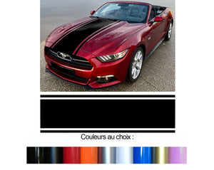 DOUBLE STRIPS - FORD MUSTANG CABRIOLET - Ref: BD408-4-CAB 