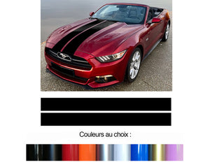 DOUBLE STRIPS - FORD MUSTANG CABRIOLET - Ref: BD408-CAB 