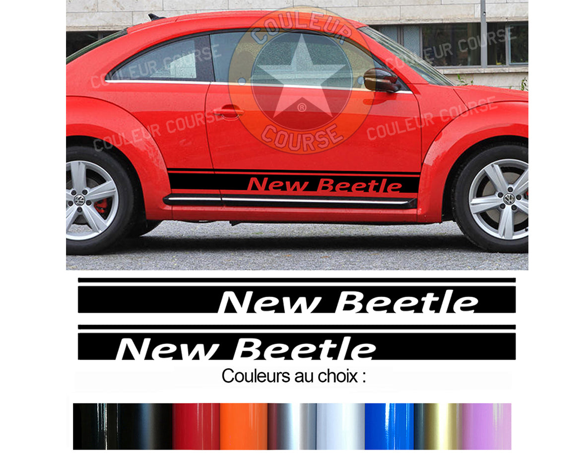 2 X BANDES BAS DE CAISSE - NEW BEETLE - Ref : BD416-2