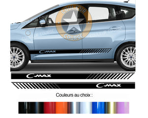 2 X BANDES BAS DE CAISSE - FORD C-MAX - Ref : BD421-2