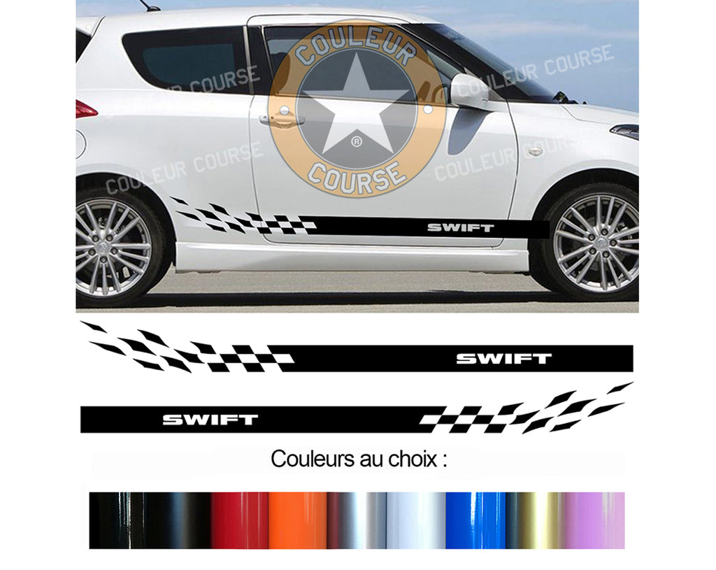 2 X BANDES BAS DE CAISSE - SUZUKI SWIFT - Ref : BD424-13