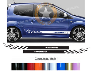 2 X BANDES BAS DE CAISSE - RENAULT TWINGO 2 - Ref : BD424-2