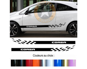 2 X LOWER BODY STRIPS - OPEL CORSA - Ref: BD424-5 