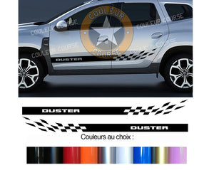 2 X ROCKER BODY STRIPS - DACIA DUSTER - Ref: BD424-6 