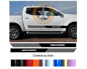 2 X ROCKER BODY STRIPS - NISSAN NAVARA PICK UP - Ref: BD433-4 