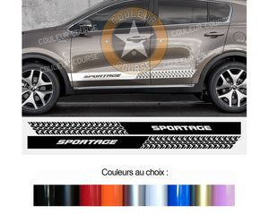 2 X ROCKER BODY STRIPS - KIA SPORTAGE - Ref: BD433-7 