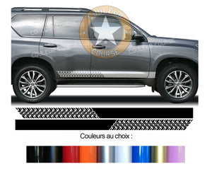 2 X ROCKER BODY STRIPS - TOYOTA LAND CRUISER - Ref: BD433N-11 