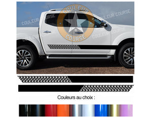 2 X BANDES BAS DE CAISSE - NISSAN NAVARA PICK UP - Ref : BD433N-4