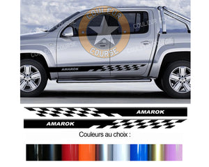 2 X ROCKER BODY STRIPS - VW AMAROK - Ref: BD435-2 