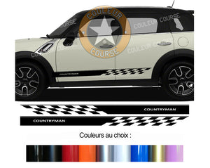 2 X BANDES BAS DE CAISSE - MINI COUNTRYMAN - Ref : BD435-31