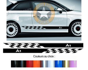 2 X ROCKER BODY STRIPS - AUDI A1 S1 - Ref: BD435-35 