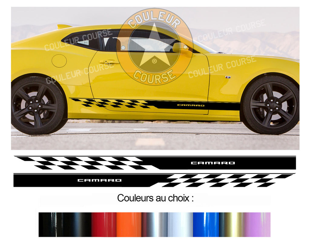 2 X ROCKER BODY STRIPS - CHEVROLET CAMARO - Ref: BD435-36 