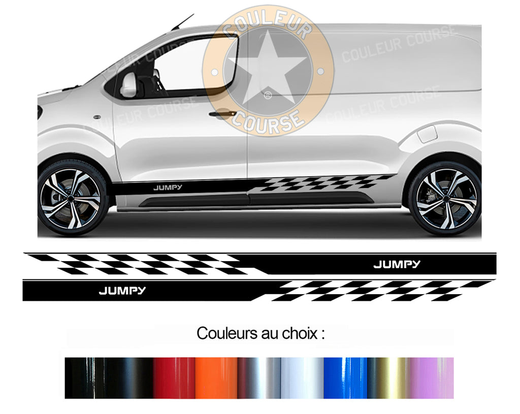 2 X ROCKER BODY STRIPS - CITROEN JUMPY - Ref: BD435-37 