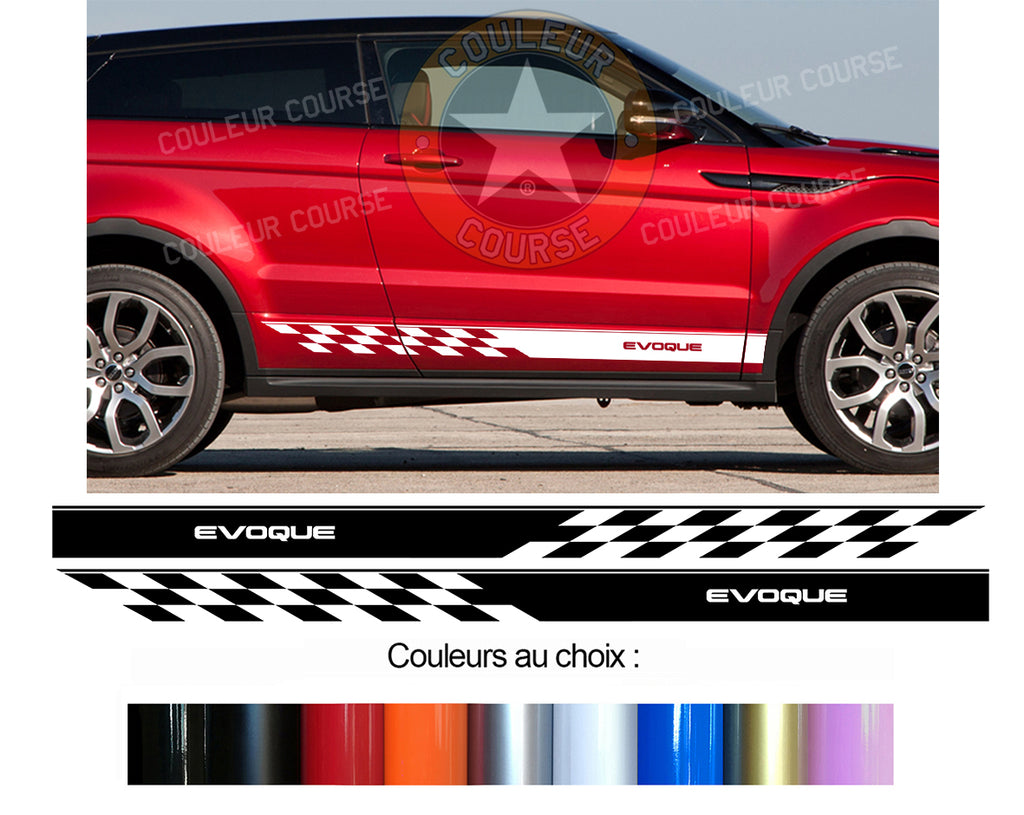 2 X ROCKER BODY STRIPS - LAND ROVER EVOQUE - Ref: BD435-48 