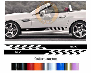 2 X BANDES BAS DE CAISSE - MERCEDES SLK - Ref : BD435-50