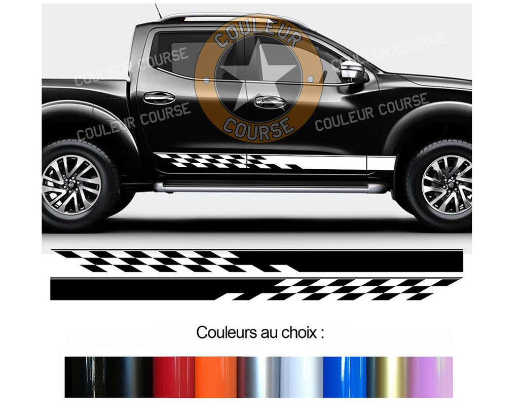 2 X BANDES BAS DE CAISSE - NISSAN NAVARA - Ref : BD435N-1