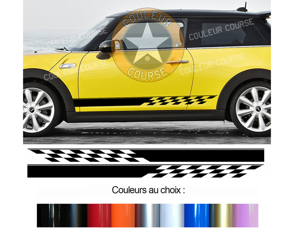 2 X ROCKER BODY STRIPS - MINI R53 - Ref: BD435N-32 