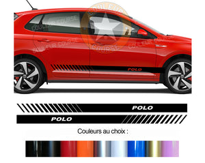 2 X ROCKER BODY STRIPS - VW POLO - Ref: BD500-17 