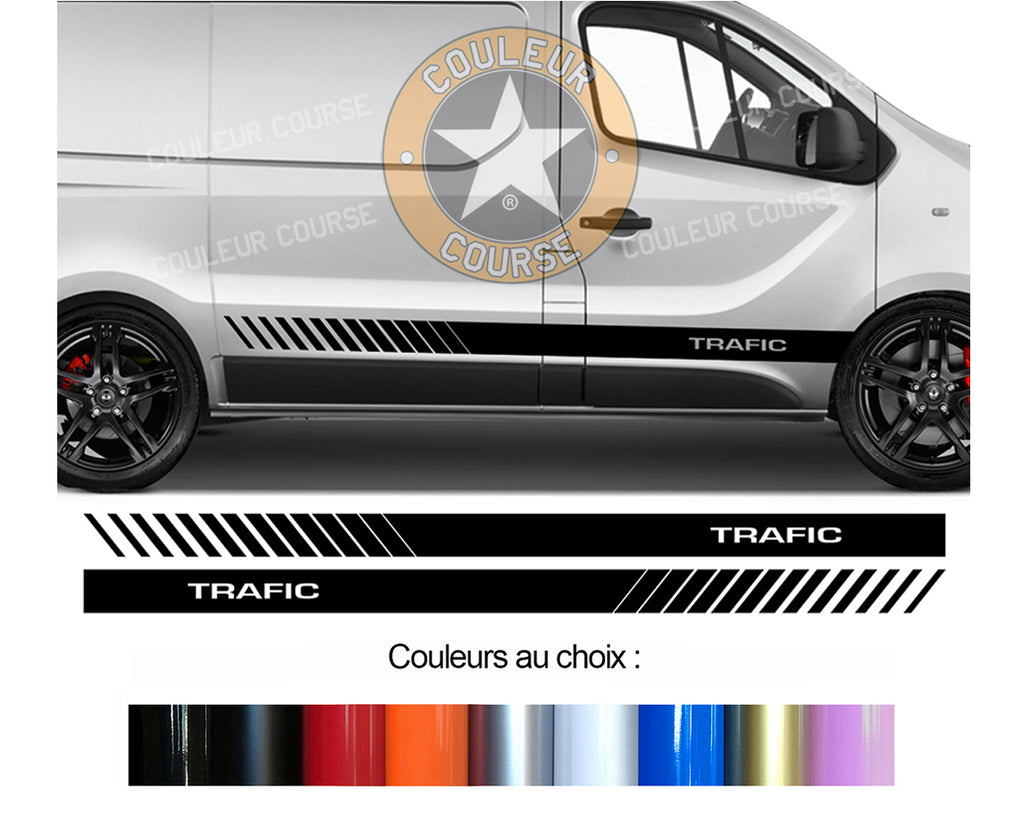 2 X BANDES BAS DE CAISSE - RENAULT TRAFIC - Ref : BD500-45