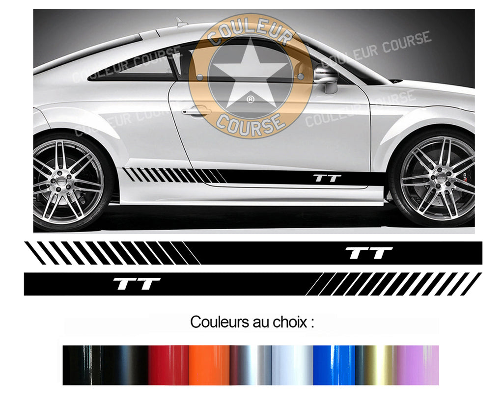 2 X ROCKER BODY STRIPS - AUDI TT - Ref: BD500-83 