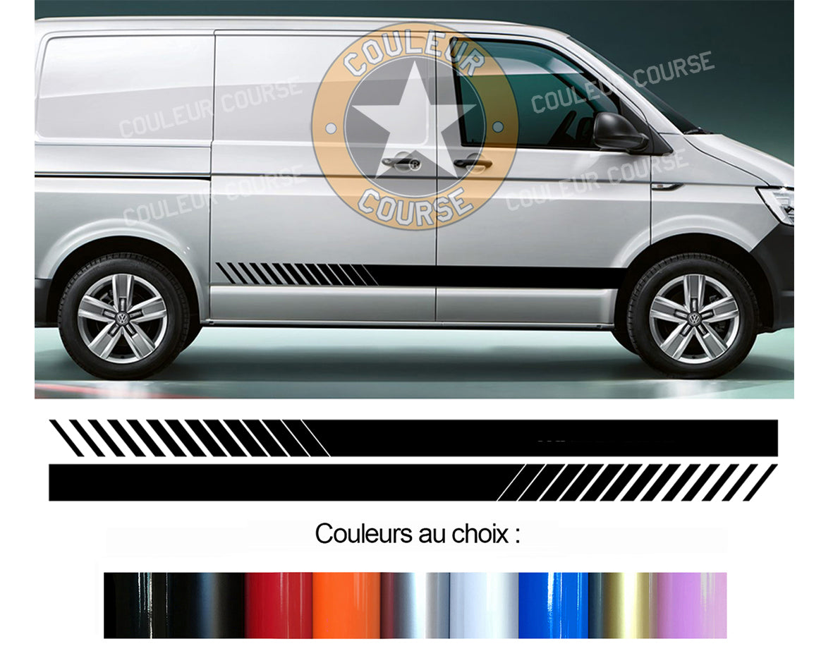 2 X BANDES BAS DE CAISSE - VW TRANSPORTER T5 T6- Ref : BD500N-23