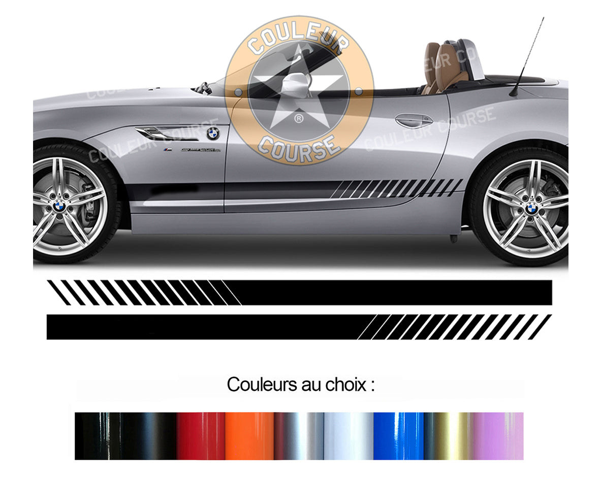 2 X ROCKER BODY STRIPS - BMW Z4 - Ref: BD500N-41 