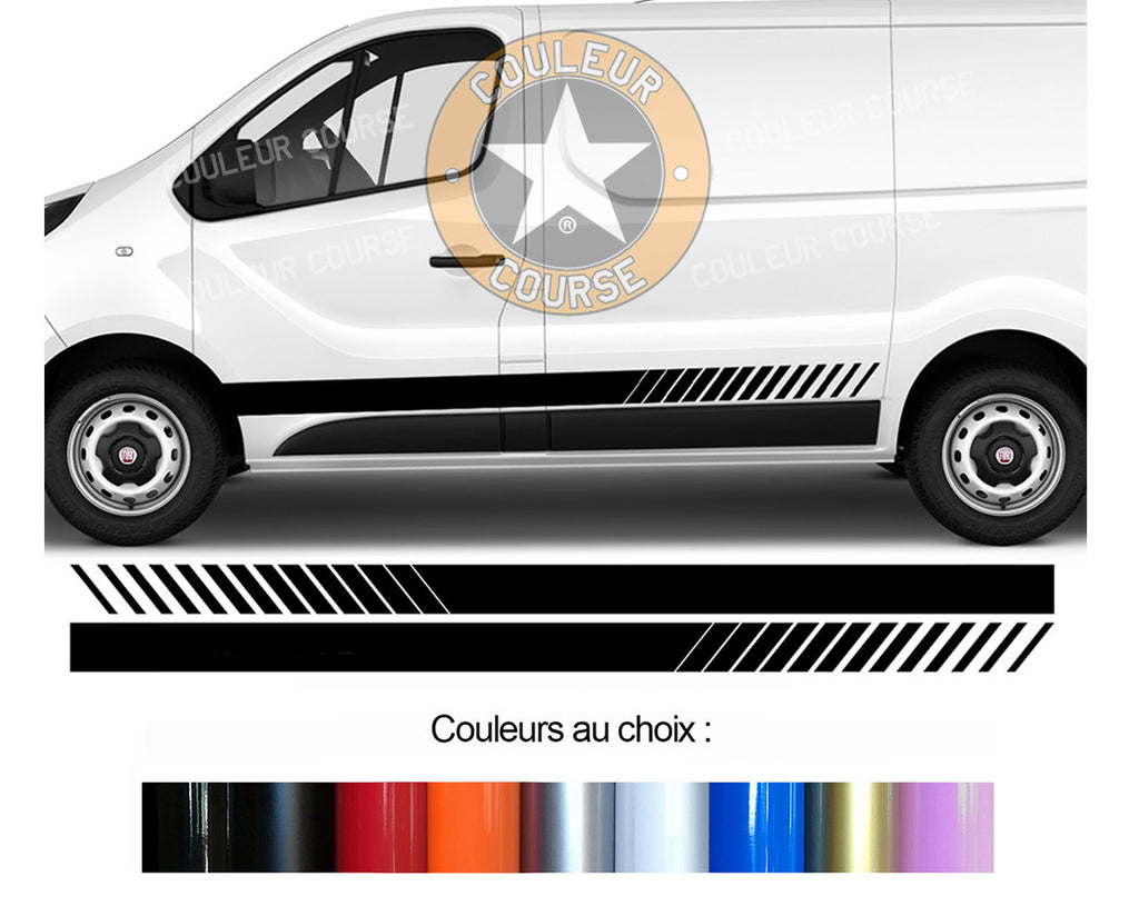 2 X ROCKER BODY STRIPS - FIAT TALENTO - Ref: BD500N-65 