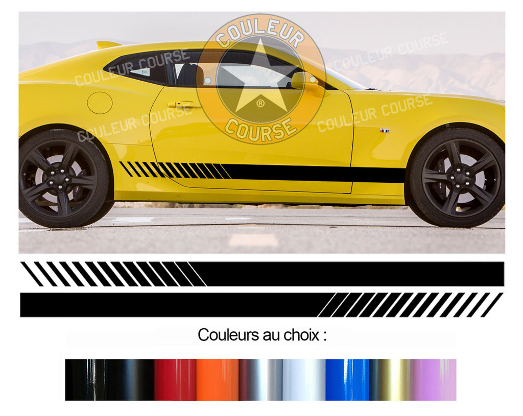 2 X ROCKER BODY STRIPS - CHEVROLET CAMARO - Ref: BD500N-70 