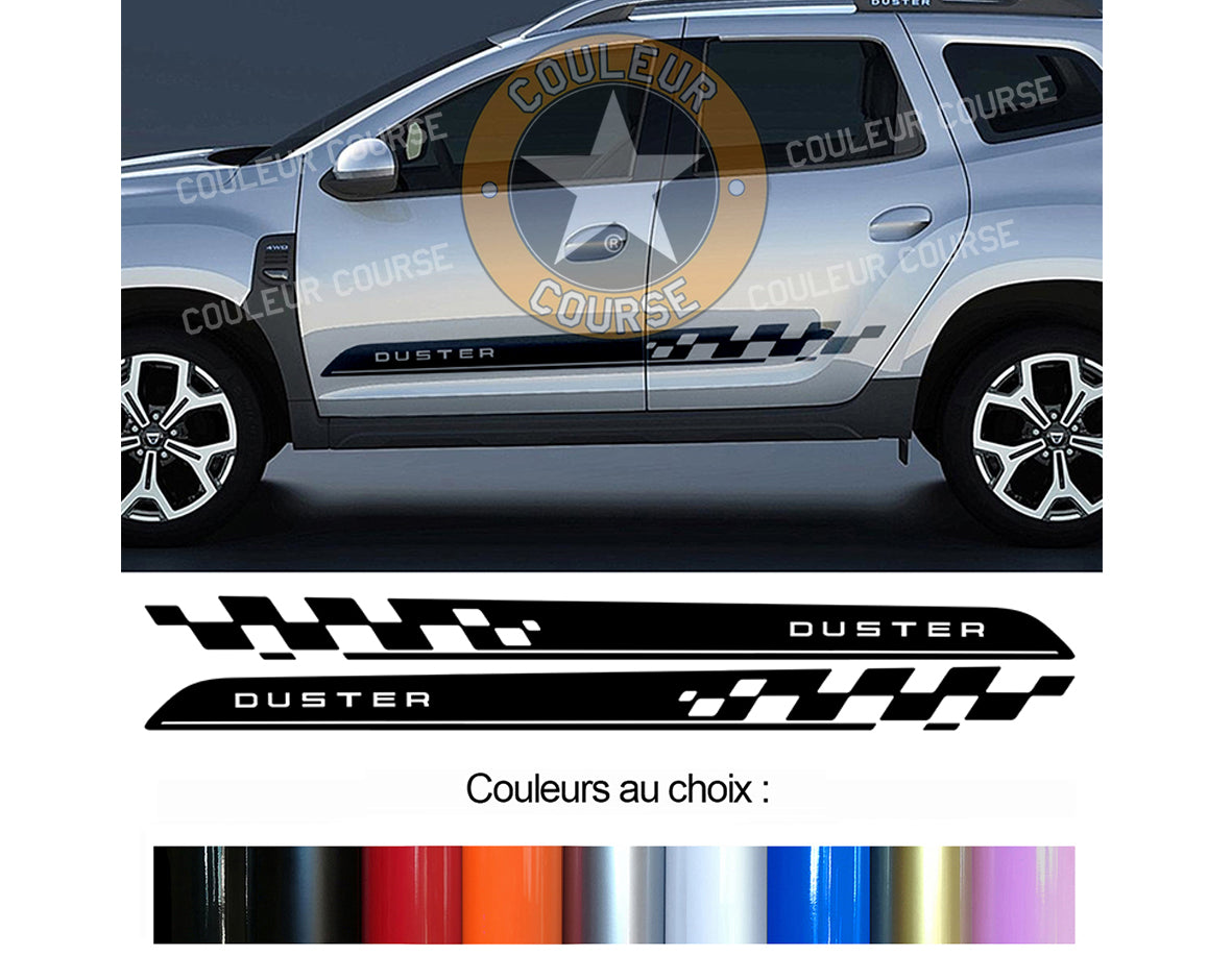 2 X ROCKER BODY STRIPS - DACIA DUSTER - Ref: BD540-10 