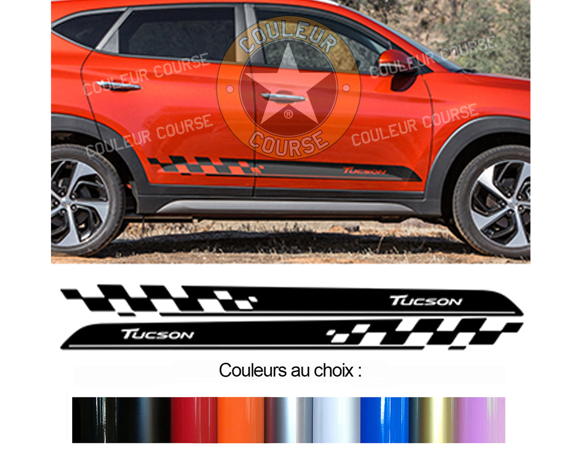 2 X ROCKER BODY STRIPS - HYUNDAI TUCSON - Ref: BD540-21 