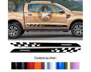 2 X BANDES BAS DE CAISSE - FORD RANGER - Ref : BD540-28