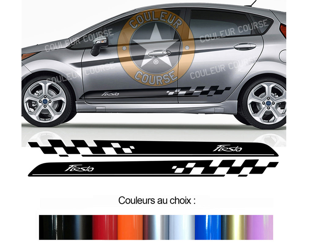 2 X BANDES BAS DE CAISSE - FORD FIESTA - Ref : BD540-30