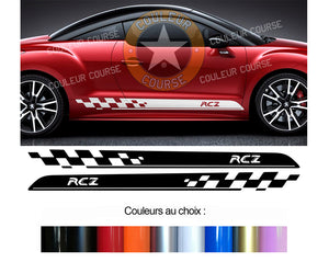 2 X BANDES BAS DE CAISSE - PEUGEOT RCZ - Ref : BD540-33